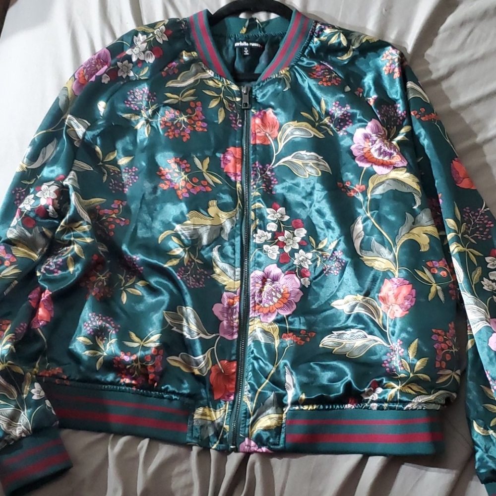 Charlotte Russe satin jacket